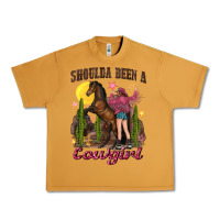 Peanut Butter shoulda been a cowgirl bucking horse Urban Heavy Tee - texasbilliewilder