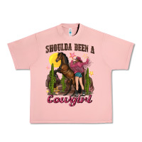 Salmon shoulda been a cowgirl bucking horse Urban Heavy Tee - texasbilliewilder