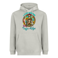 Moon Dust i hate everyone but coffee helps western skeleton coffee sunflowers Heavyweight Hoodie - Artiststas