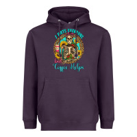 Plum i hate everyone but coffee helps western skeleton coffee sunflowers Heavyweight Hoodie - Artiststas