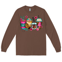 Chestnut hairstylist coffee cups Long Sleeve Tee - Zillion Design Studio
