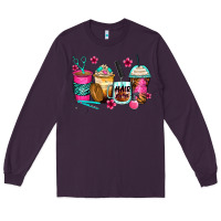 Plum hairstylist coffee cups Long Sleeve Tee - Zillion Design Studio