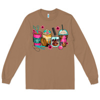 Toasted Coconut hairstylist coffee cups Long Sleeve Tee - Zillion Design Studio