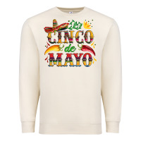 Sandshell cinco de mayo with pepper and sombrero Premium Sweatshirt - Artiststas