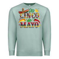 Seafoam cinco de mayo with pepper and sombrero Premium Sweatshirt - Artiststas