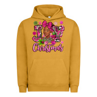 Pigment Peanut Butter pink christmas joy black woman Urban Hoodie - MaliasSmallBusiness