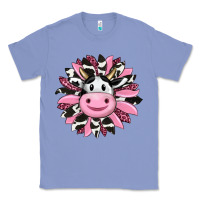 Colony Blue pink leopard sunflower cow Classic Tee - RanaPortraitStore