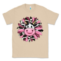 Mushroom pink leopard sunflower cow Classic Tee - RanaPortraitStore