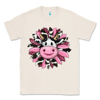 Natural pink leopard sunflower cow Classic Tee - RanaPortraitStore