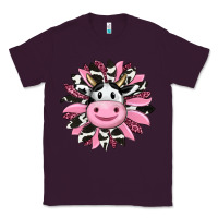 Plum pink leopard sunflower cow Classic Tee - RanaPortraitStore