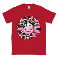 Red pink leopard sunflower cow Classic Tee - RanaPortraitStore