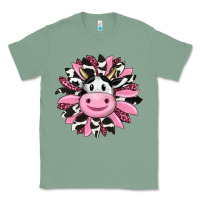 Sage pink leopard sunflower cow Classic Tee - RanaPortraitStore