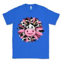 True Royal pink leopard sunflower cow Classic Tee - RanaPortraitStore