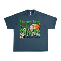 Midnight Navy i'm just here for the snacks #basketball brother Urban Heavy Tee - Zillion Design Studio