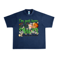 Navy i'm just here for the snacks #basketball brother Urban Heavy Tee - Zillion Design Studio