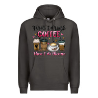 Smoke first i drink coffee then i do things Premium Hoodie - MaliasSmallBusiness
