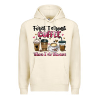 Tofu first i drink coffee then i do things Premium Hoodie - MaliasSmallBusiness