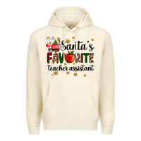 Sandshell santa's favorite teacher assistant Premium Hoodie - AdoDesignShop