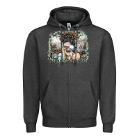 Charcoal Heather stay focused Zipper Hoodie - SublimationCraftShop