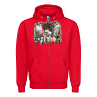 Red stay focused Zipper Hoodie - SublimationCraftShop