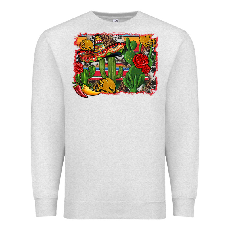 Mexican Cacti Background Premium Sweatshirt by Artiststas | Teevron