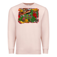 Pale Pink mexican cacti background Premium Sweatshirt - Artiststas