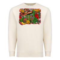 Sandshell mexican cacti background Premium Sweatshirt - Artiststas