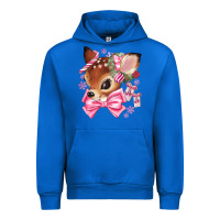Cobalt reindeer head christmas Urban Hoodie - MaliasSmallBusiness