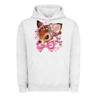 Pigment Lunar Rock reindeer head christmas Urban Hoodie - MaliasSmallBusiness