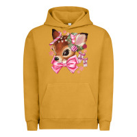 Pigment Peanut Butter reindeer head christmas Urban Hoodie - MaliasSmallBusiness