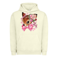 Pigment Pistachio reindeer head christmas Urban Hoodie - MaliasSmallBusiness