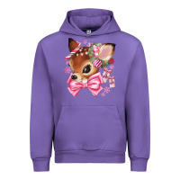 Tulip reindeer head christmas Urban Hoodie - MaliasSmallBusiness