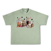 Oil Green siberian cat coffee cups Urban Heavy Tee - texasbilliewilder