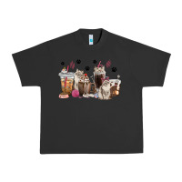 Pigment Black siberian cat coffee cups Urban Heavy Tee - texasbilliewilder