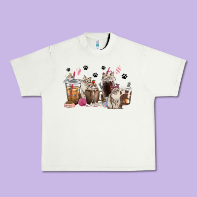 Urban Heavy Tee siberian cat coffee cups