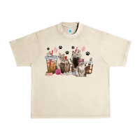 Sandshell siberian cat coffee cups Urban Heavy Tee - texasbilliewilder