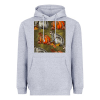 Heather Grey squirrel pumpkin seamless Heavyweight Hoodie - BundleAndBundleShop