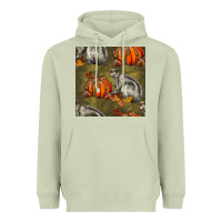 Matcha squirrel pumpkin seamless Heavyweight Hoodie - BundleAndBundleShop