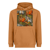 Meerkat squirrel pumpkin seamless Heavyweight Hoodie - BundleAndBundleShop