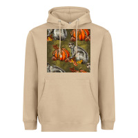 Mushroom squirrel pumpkin seamless Heavyweight Hoodie - BundleAndBundleShop