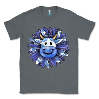 Charcoal Heather blueberry milkshake cow sunflower Classic Tee - RanaPortraitStore