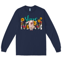 Navy show mom mothers day Long Sleeve Tee - texasbilliewilder