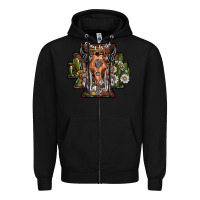 Black stay wild Zipper Hoodie - SublimationCraftShop