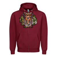 Burgundy stay wild Zipper Hoodie - SublimationCraftShop