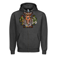 Charcoal Heather stay wild Zipper Hoodie - SublimationCraftShop
