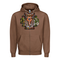 Chestnut stay wild Zipper Hoodie - SublimationCraftShop