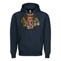 Navy stay wild Zipper Hoodie - SublimationCraftShop