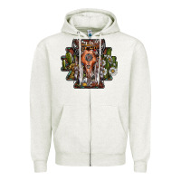 Oatmeal Heather stay wild Zipper Hoodie - SublimationCraftShop