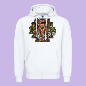 Stay Wild Zipper Hoodie Designed By Sublimationcraftshop