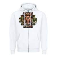 White stay wild Zipper Hoodie - SublimationCraftShop